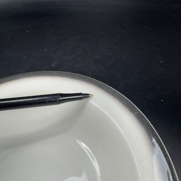 McNicol China Heavy Restaurant Ware Black Ombré Deep Dish Bowl Set 3 Bowl Dishes - Picture 8 of 10